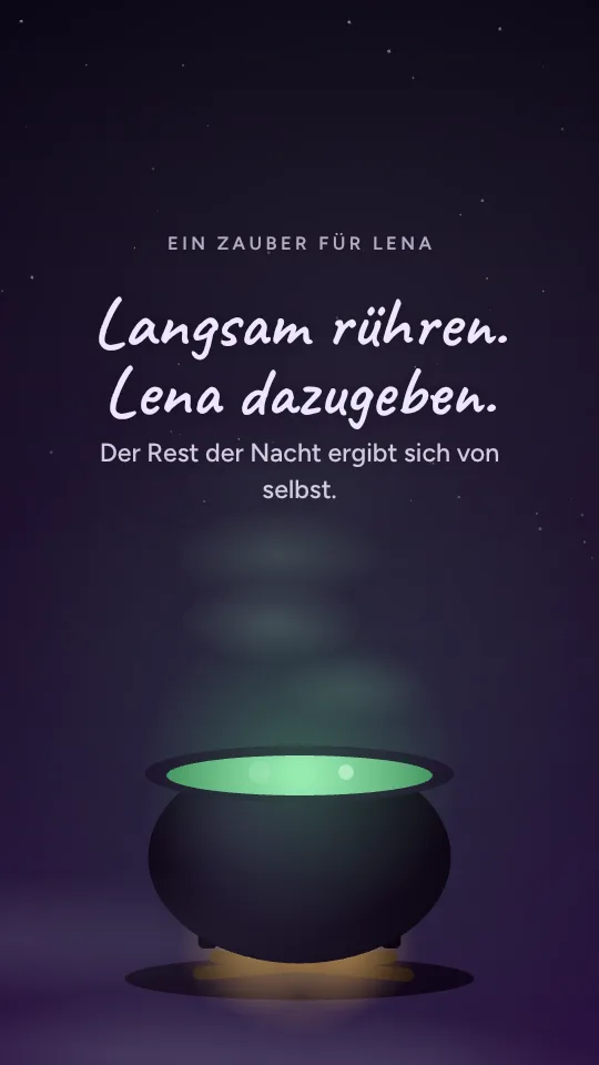 Story-Stil Hexengebräu mit dem Namen Lena
