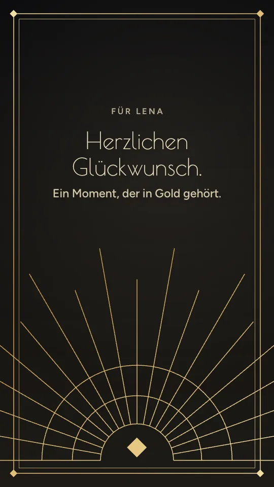 Story-Stil Goldglanz mit dem Namen Lena
