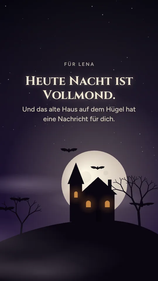 Story-Stil Spuknacht mit dem Namen Lena
