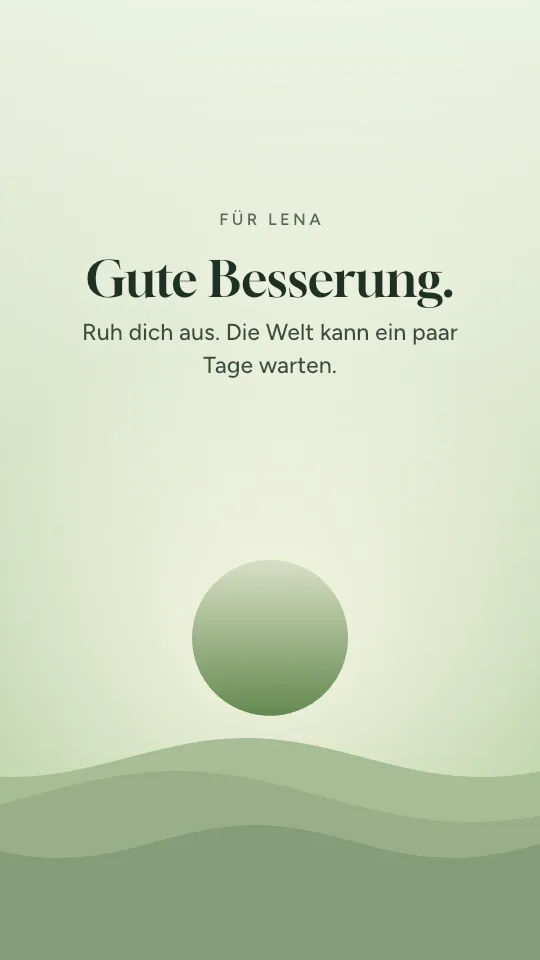 Story-Stil Erhol dich mit dem Namen Lena