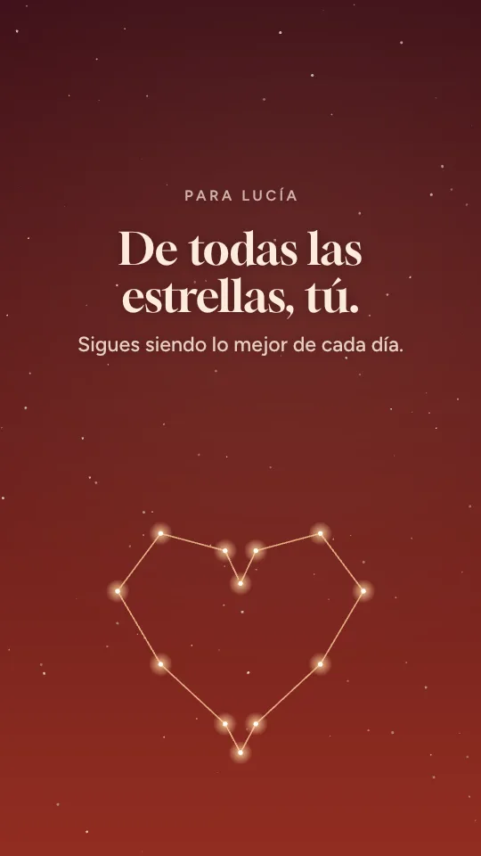 Estilo de historia Brasa, con el nombre Lucía
