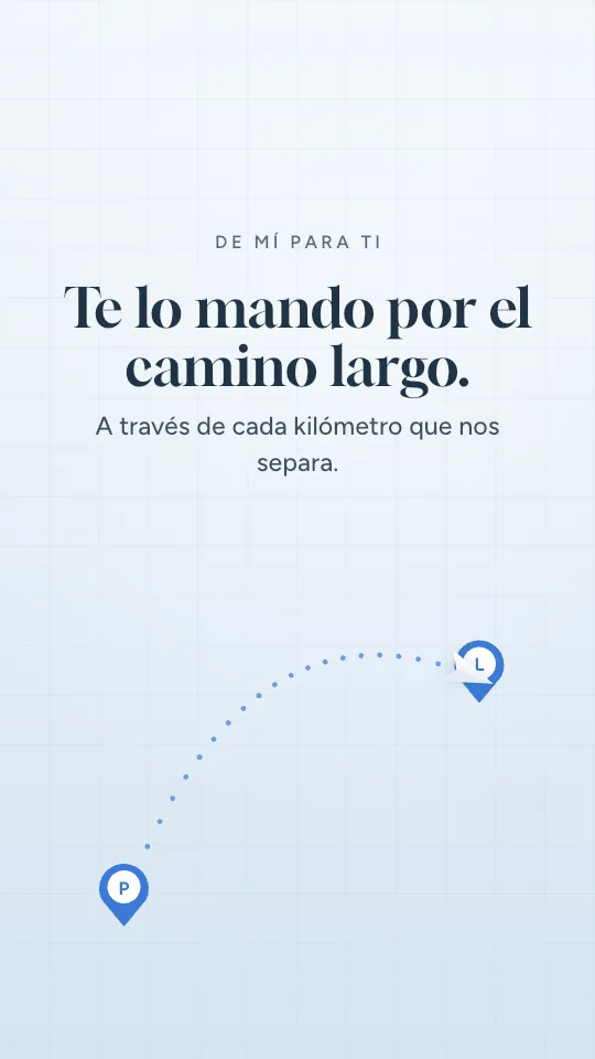 Estilo de historia Avión de papel, con el nombre Lucía