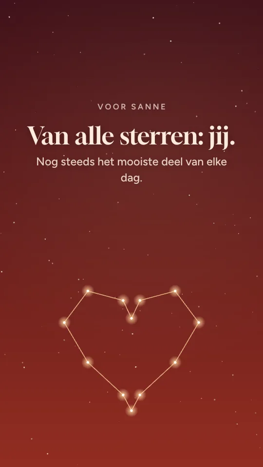 Storystijl Gloed, met de naam Sanne