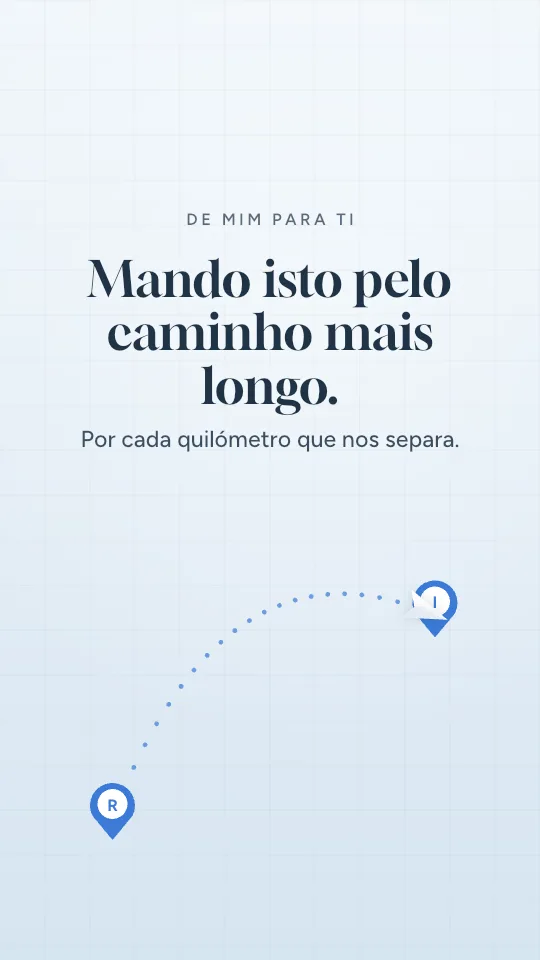 Estilo de story Avião de papel, com o nome Inês